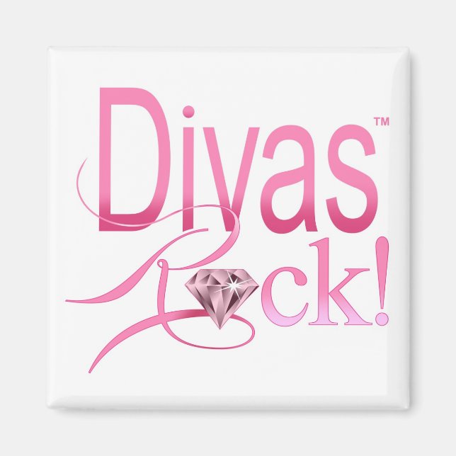 Íman CHICAGO BLING - "Divas Rock!" (Frente)