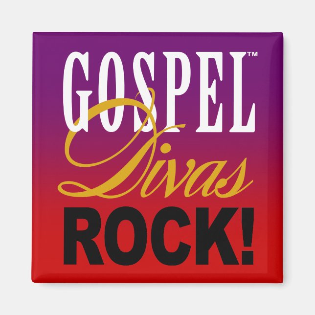 Íman CHICAGO BLING - "Gospel Divas Rock!" (Frente)