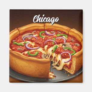 Íman Chicago Deep Dish Pizza