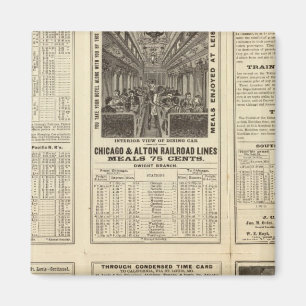 Íman Chicago e Alton Railroad 2