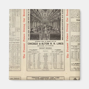 Íman Chicago e Alton Railroad 3