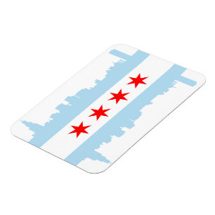 Íman Chicago Flag Skyline Premex Magnets