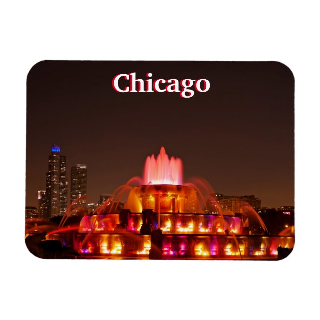 Íman Chicago Fountain Magnet (Horizontal)