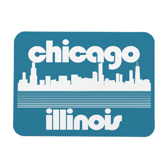 Íman Chicago,Illinois (Horizontal)