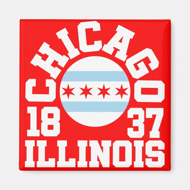 Íman Chicago,Illinois (Frente)