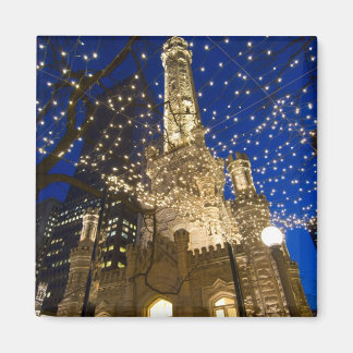 Íman Chicago, Illinois, torre de água velha com feriado