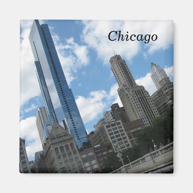 Íman Chicago Skyline (Frente)