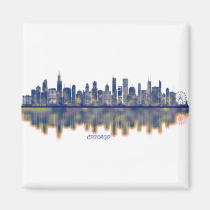 Íman Chicago Skyline