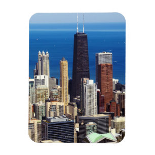 Íman Chicago Skyline e pontos de referência