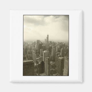 Íman Chicago Skyline Mono