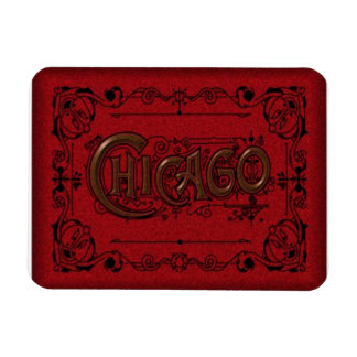 Íman Chicago Viagem Souvenier Magnet Old Timey Look