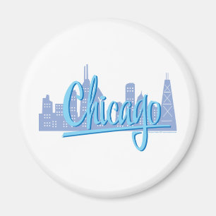 Íman Chicago Windy City Skyline