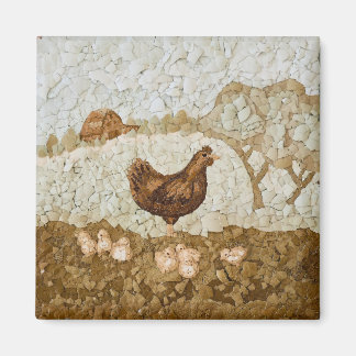 Íman Chicken Farmyard Magnet