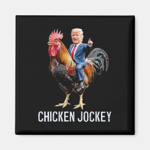 Íman Chicken Jockey Trump Engraçado Memória 1