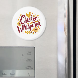 Íman Chicken Whisperer Rustic Farmhouse Cottagecore