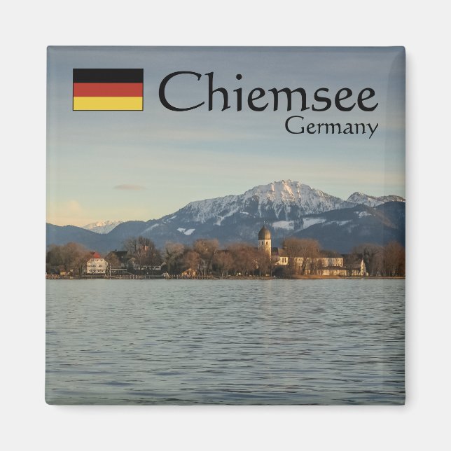 Íman Chiemsee Alemanha Souvenir (Frente)