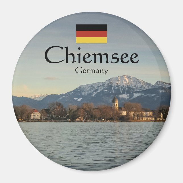 Íman Chiemsee Alemanha Souvenir (Frente)
