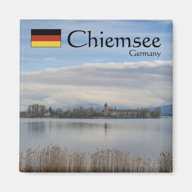 Íman Chiemsee Alemanha Souvenir (Frente)