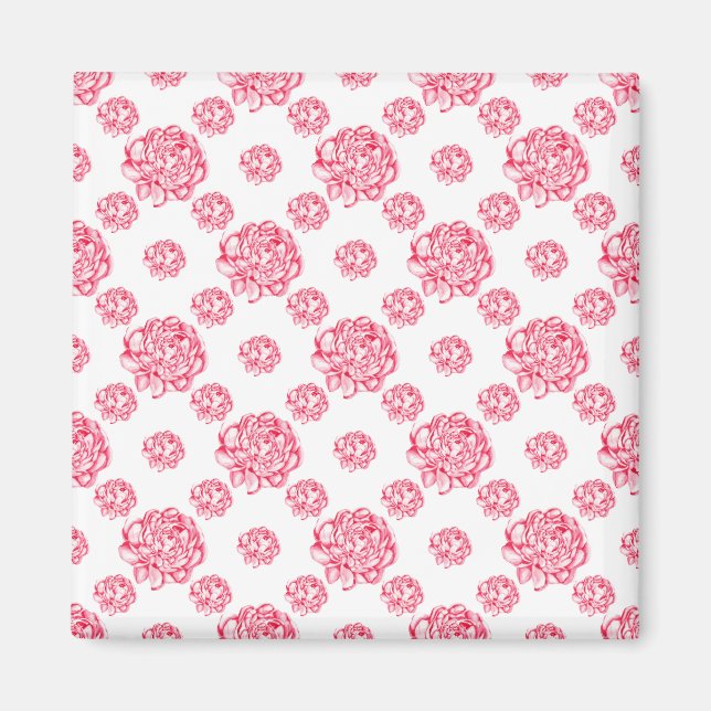 Íman Chifres Com Floral (Frente)