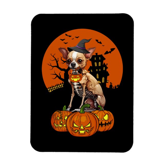 Íman Chihuahua Dog Halloween (Vertical)