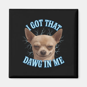 Íman Chihuahua Engraçado Meme Eu Peguei Aquele Dawg Na