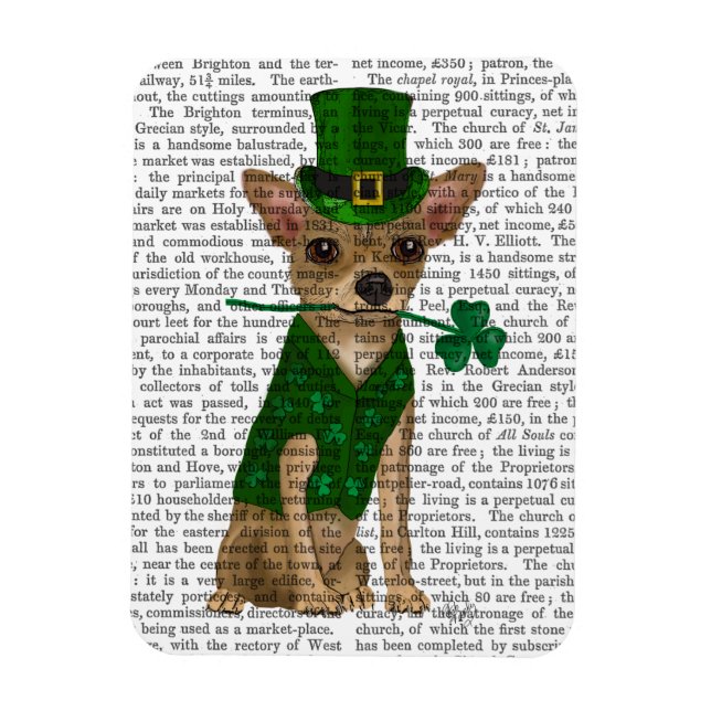 Íman Chihuahua Leprechaun (Vertical)
