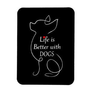 Íman Chihuahua Life É Melhor Com Cachorros Dotados