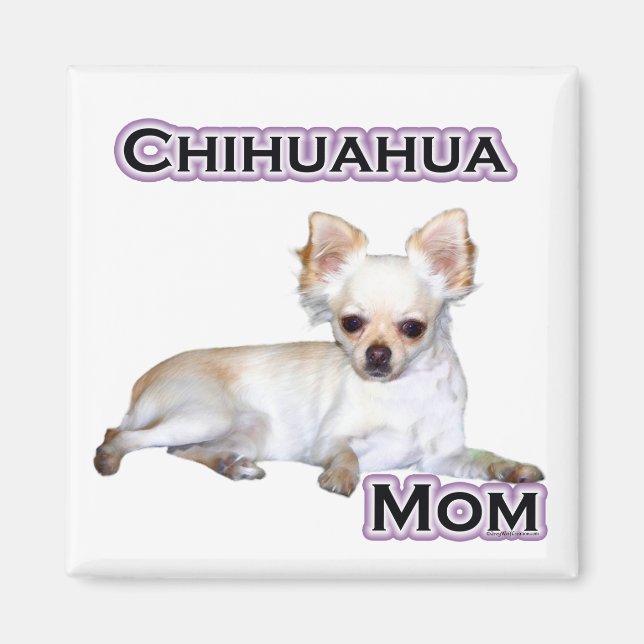 Íman Chihuahua Mãe 4 - Magnet (Frente)