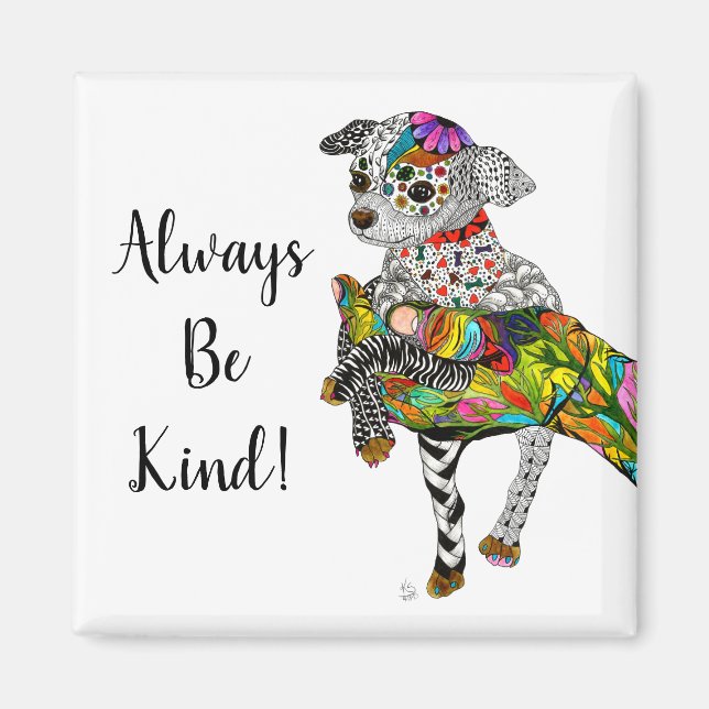 Íman Chihuahua Magnet 2" (Frente)