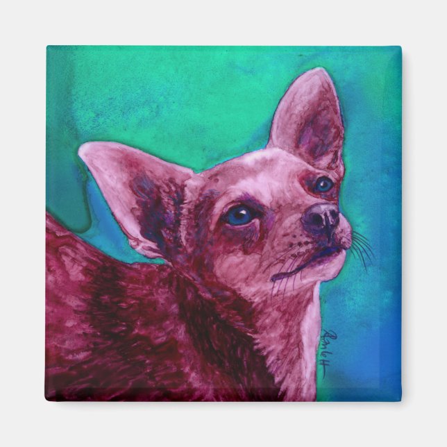 Íman Chihuahua Magnet - "Velvet" (Frente)