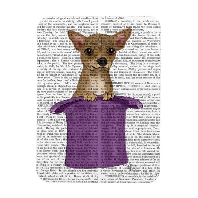 Íman Chihuahua no Top Hat (Vertical)