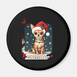 Íman Chihuahua Papais noeis de Natal Feio Cachorro Feio