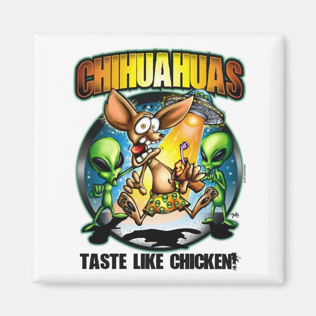 Íman Chihuahuas tem gosto de frango (Frente)