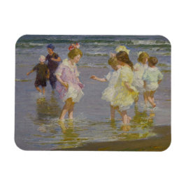 Íman Children Wading on the Beach (por E.H. Potthast)