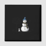 Íman Chillin Com Meu Snowmies Natal Snowman Snowman<br><div class="desc">Chillin Com Meu Snowmies Natal Snowman E Cachorro 3</div>