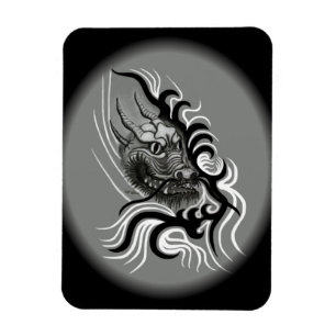 Íman China-Dragão no Estilo de Tatuagem