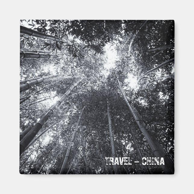 Íman China, Floresta de Bambu (Imã de geladeira) (Frente)