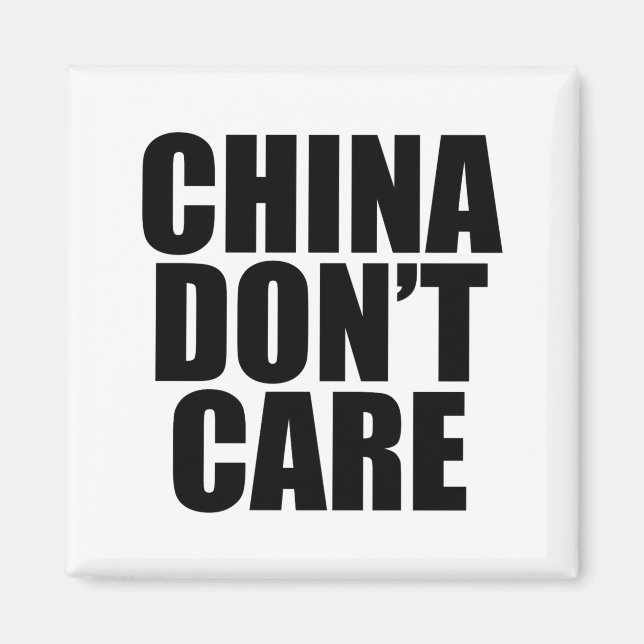 Íman China Não Se Importa (Frente)