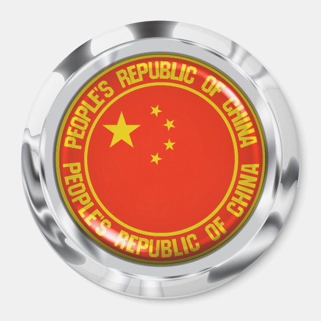 Íman China Round Emblem (Frente)