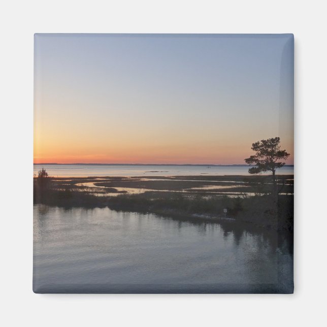 Íman Chincoteague Sunset I Virginia Landscape (Frente)