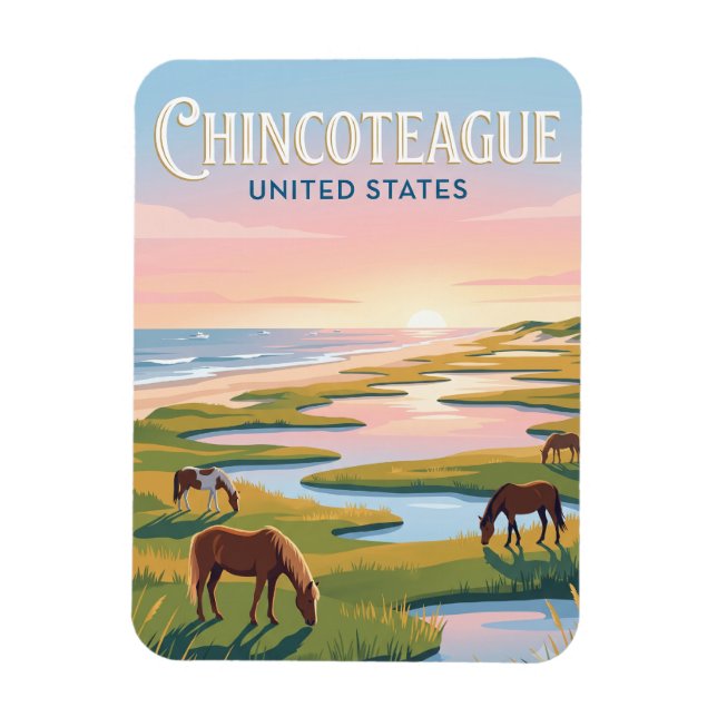 Íman Chincoteague Virgínia (Vertical)