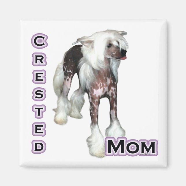 Íman Chinês Crested Mãe 4 - Magnet (Frente)