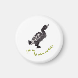 Íman Chinesische Tuschekunst mit Entenmotiv