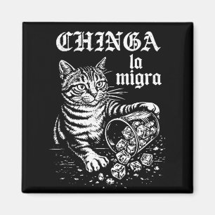 Íman Chinga la migra meme de gato engraçado homens mulh