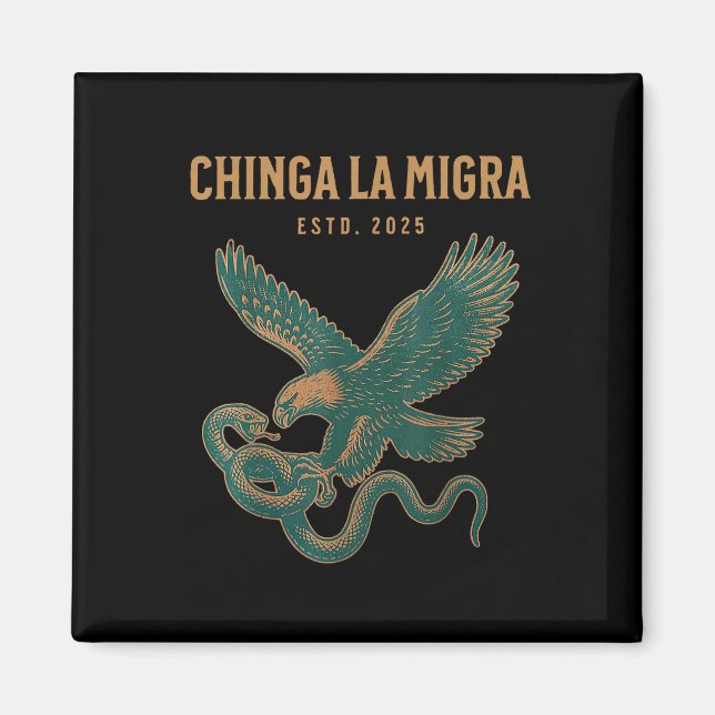 Íman Chinga La Migra Pró Imigração Fascismo Direitos Hu (Frente)