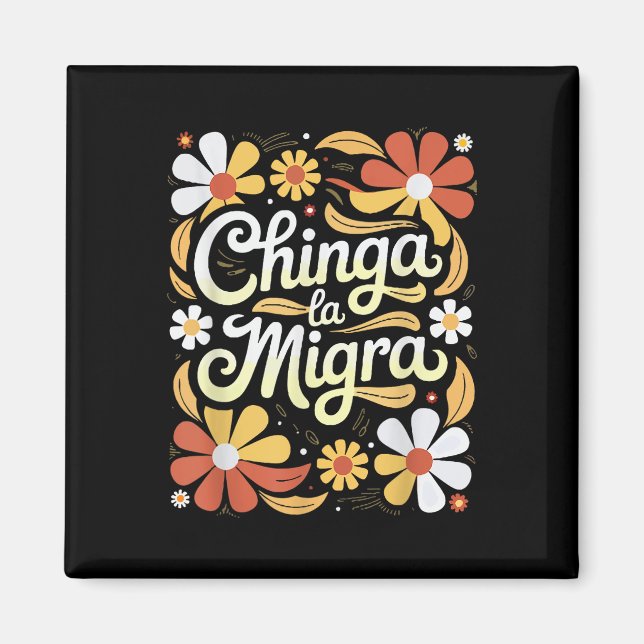 Íman Chinga La Migra pró-imigração Fascismo Direitos Hu (Frente)