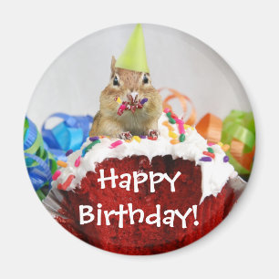 Íman Chipmunk do aniversário