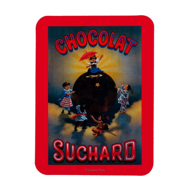 Íman Chocolat Suchard Vintage Poster Europe (Vertical)