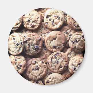 Íman Chocolate Chip Cookies Round Magnet