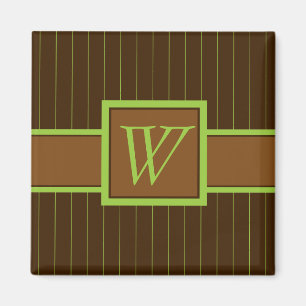 Íman Chocolate com Limão Pinstripes Magnet